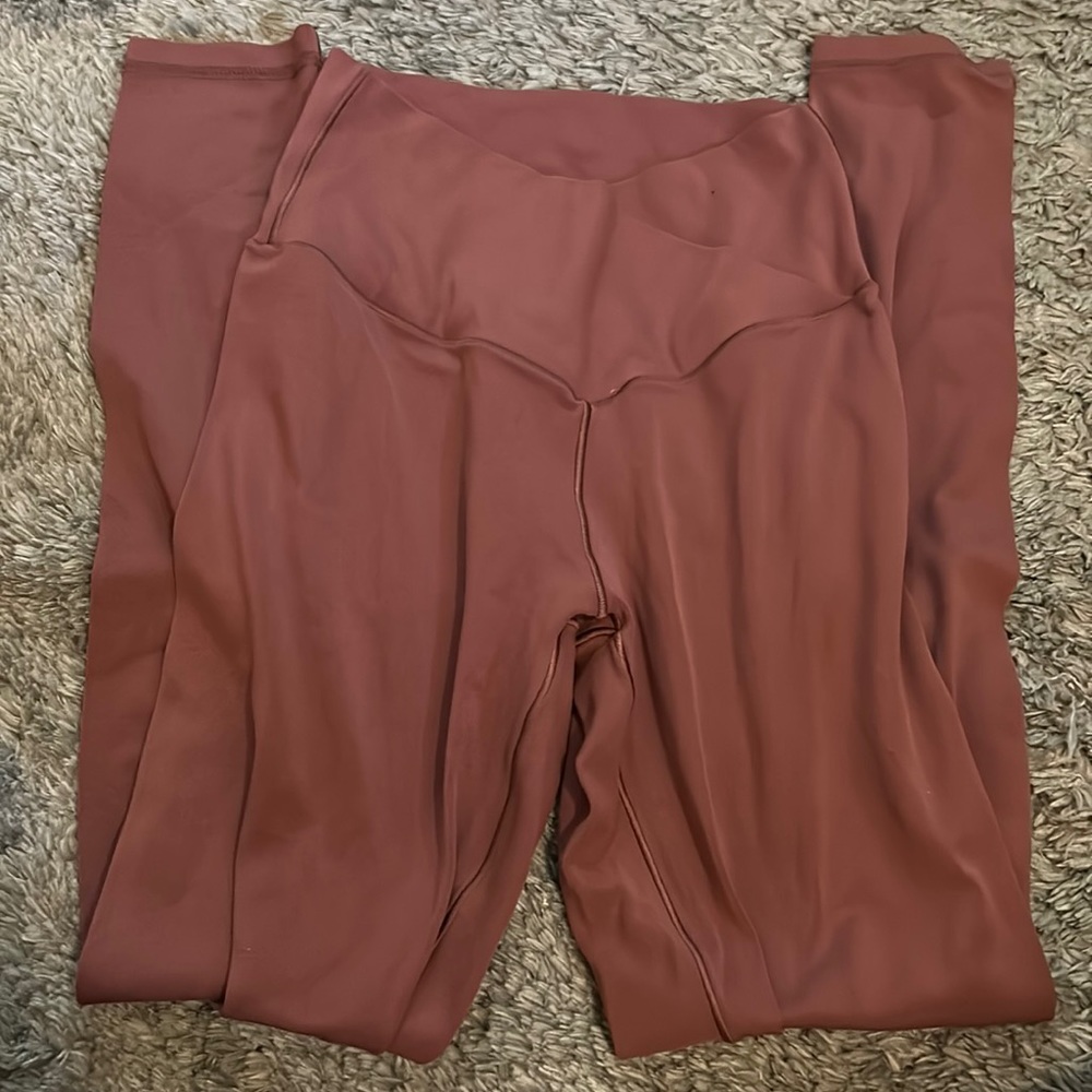 Arie mauve leggings, size small